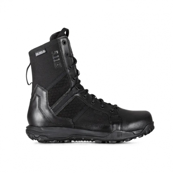 STYLISH MEN'S 5.11 A/T 8" WATERPROOF SIDE ZIP BOOT-Black