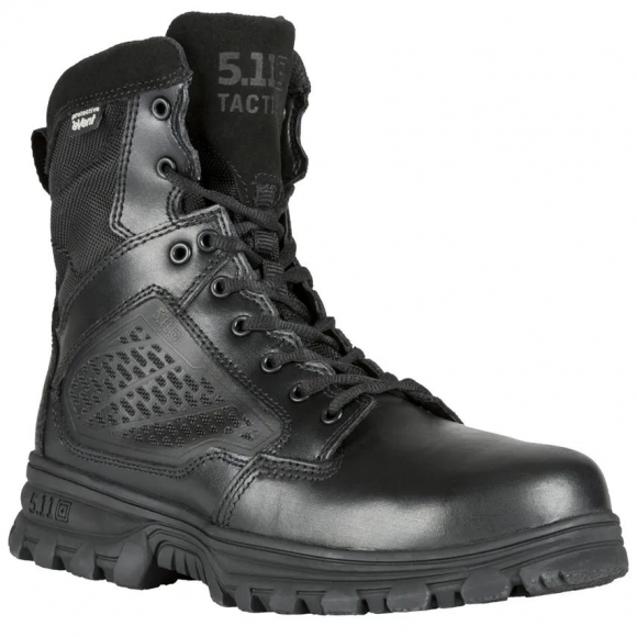 STYLISH MEN'S EVO 6" WATERPROOF BOOT WITH SIDEZIP-Black