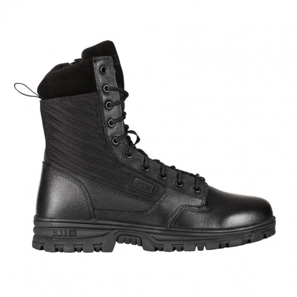 STYLISH MEN'S EVO 2.0 8" Side Zip Boot-Black