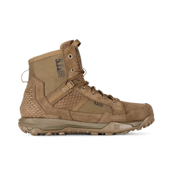 STYLISH MEN'S 5.11 A/T 6" NON-ZIP BOOT-Dark Coyote