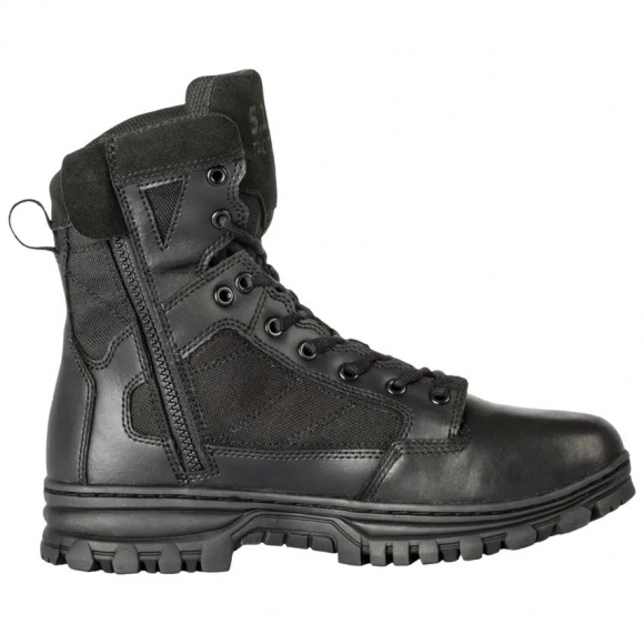 STYLISH MEN'S EVO 6" BOOT WITH SIDEZIP-Black