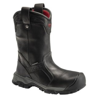 Special Offer Latest Avenger Men's Ripsaw Wellington Alloy Toe Waterproof Boots-Black