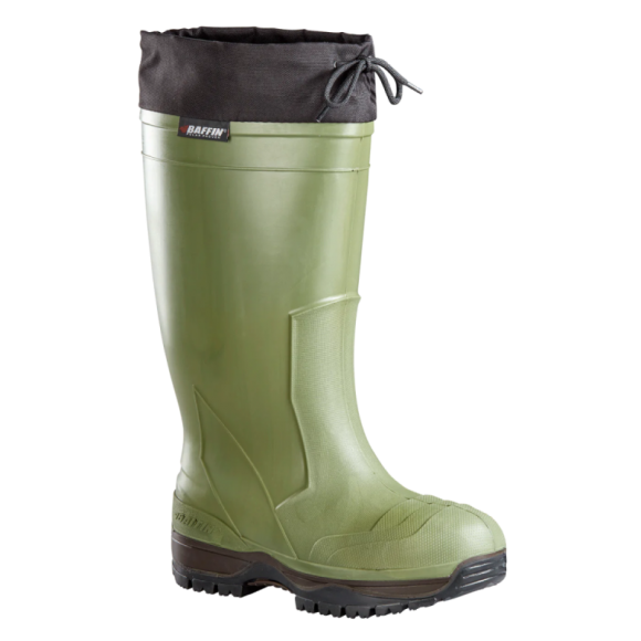 BAFFIN ICEBEAR (PLAIN TOE) | MEN'S RUBBER BOOTS-FOREST-BLACK