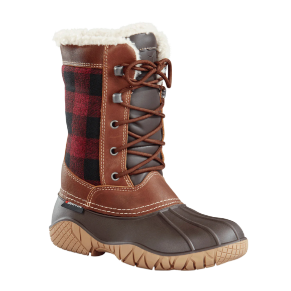 BAFFIN JASPER | WOMEN'S WINTER BOOTS-RED/BLACK-PLAID