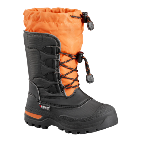 BAFFIN PINETREE | Kids Youth WINTER BOOTS-CHARCOAL/ORANGE
