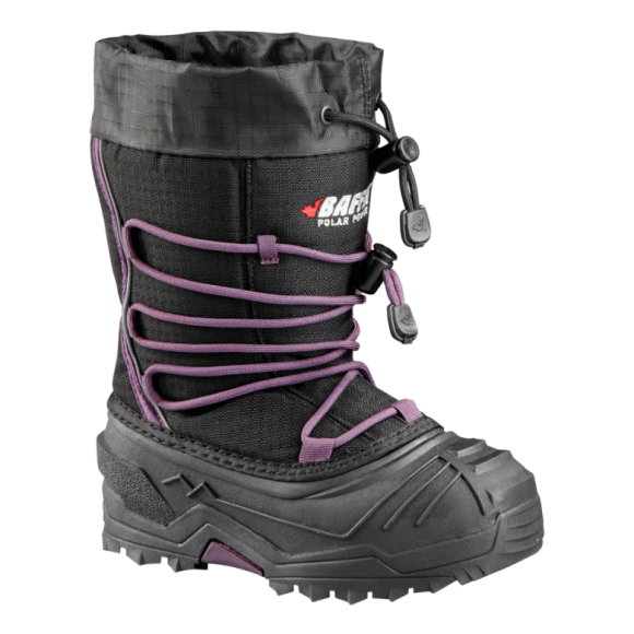 BAFFIN YOUNG SNOGOOSE | Kids Junior WINTER BOOTS-BLACK/PLUM