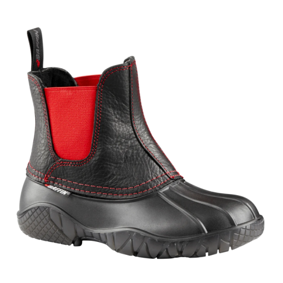 BAFFIN HURON | WOMEN'S LIFESTYLE BOOTS-BLACK/RED