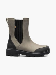 BOGS WOMEN'S HOLLY TALL CHELSEA LEATHER-Taupe