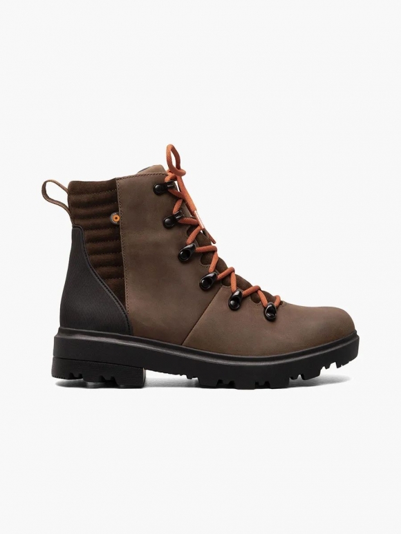 BOGS WOMEN'S HOLLY LACE LEATHER-Brown