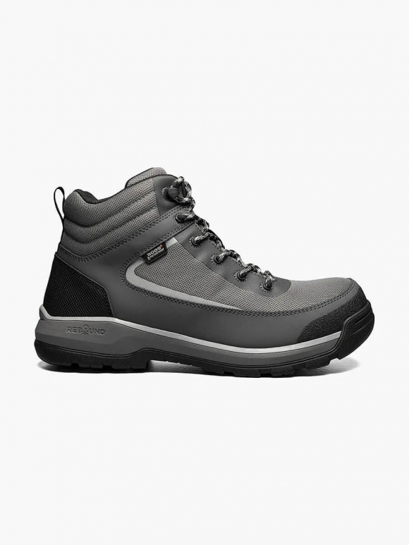 BOGS MEN'S SHALE MID COMP TOE-Dark Gray Multi