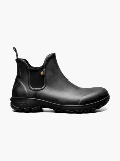 BOGS MEN'S SAUVIE SLIP ON BOOT-Black