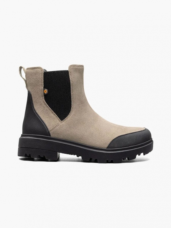 BOGS WOMEN'S HOLLY CHELSEA LEATHER-Taupe