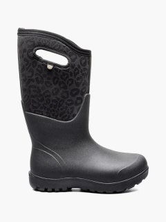 BOGS WOMEN'S NEO-CLASSIC TONAL LEOPARD-Black