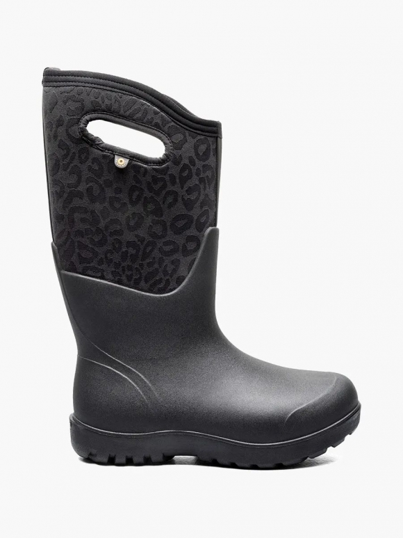 BOGS WOMEN'S NEO-CLASSIC TONAL LEOPARD-Black