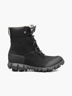 BOGS WOMEN'S ARCATA URBAN LEATHER TALL-Black