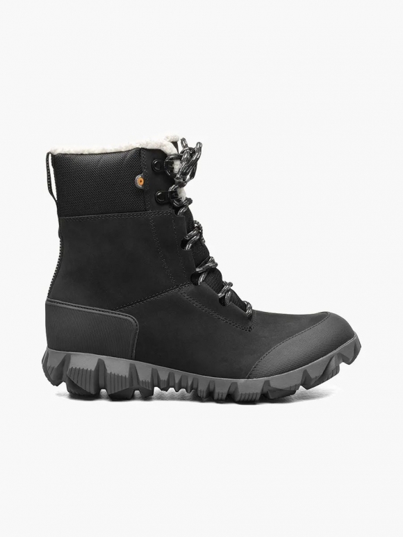 BOGS WOMEN'S ARCATA URBAN LEATHER TALL-Black