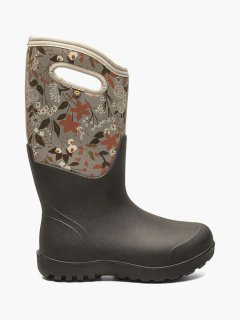 BOGS WOMEN'S NEO-CLASSIC CARTOON FLOWER-Tan Multi