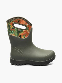 BOGS WOMEN'S NEO-CLASSIC MID WILD BRUSH-Dark Green Multi