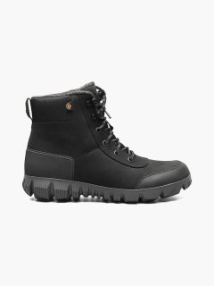 BOGS MEN'S ARCATA URBAN LEATHER MID-Black