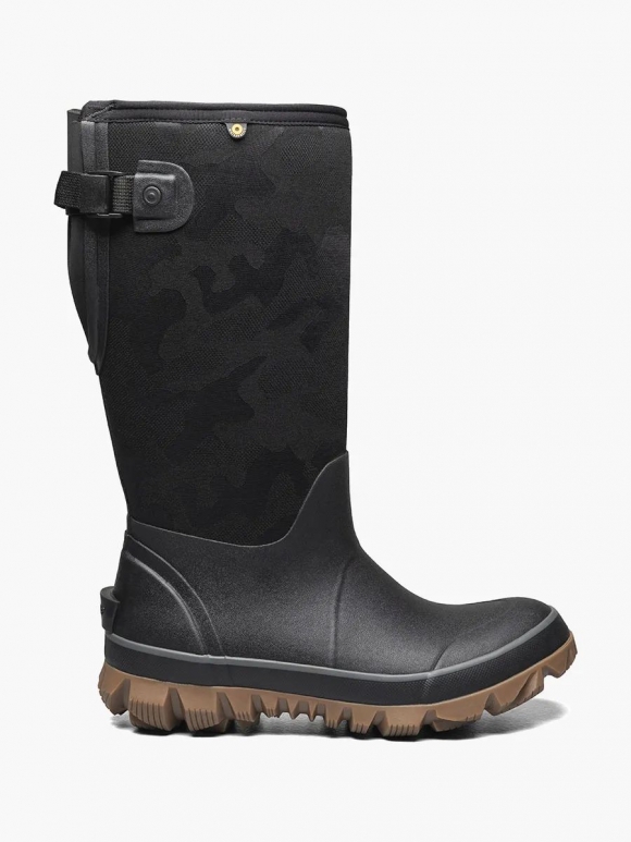 BOGS WOMEN'S WHITEOUT ADJUSTABLE CALF-Black
