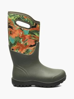 BOGS WOMEN'S NEO-CLASSIC WILD BRUSH-Dark Green Multi