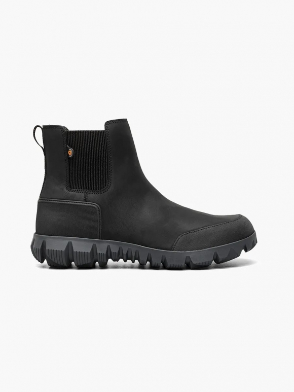 BOGS MEN'S ARCATA URBAN LEATHER CHELSEA-Black
