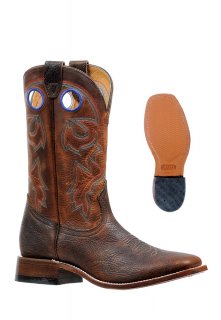 New Promotion Boulet Men's Rider Sole Tan - Wide Square Toe