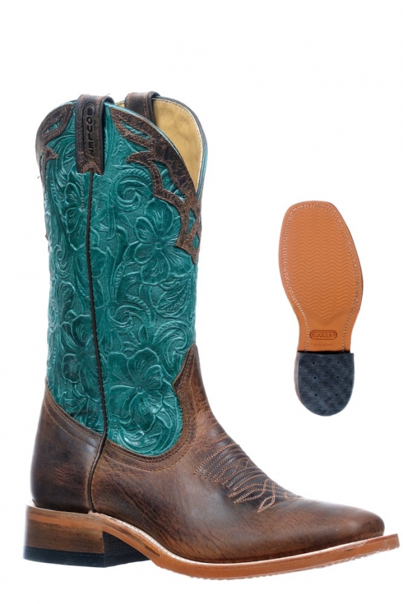 New Promotion Boulet Women's Rider Sole Tan - Wide Square Toe