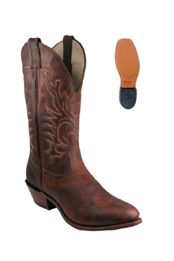 New Promotion Boulet Men's Rider Sole Tan - Medium Cowboy Toe