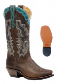 New Promotion Boulet Women's Rider Sole Tan - Cutter Toe New Promotion Boulet Women's Rider Sole Tan - Cutter Toe