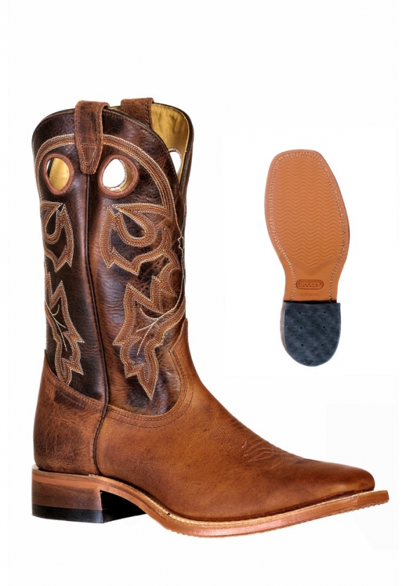 New Promotion Boulet Men's Rider Sole Tan - Wide Square Toe