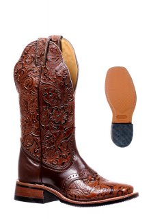 New Promotion Boulet Women's Rider Sole Tan - Wide Square Toe