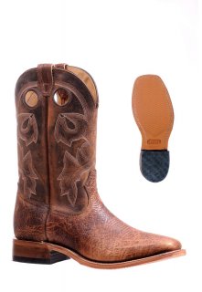 New Promotion Boulet Men's Rider Sole Tan - Wide Square Toe