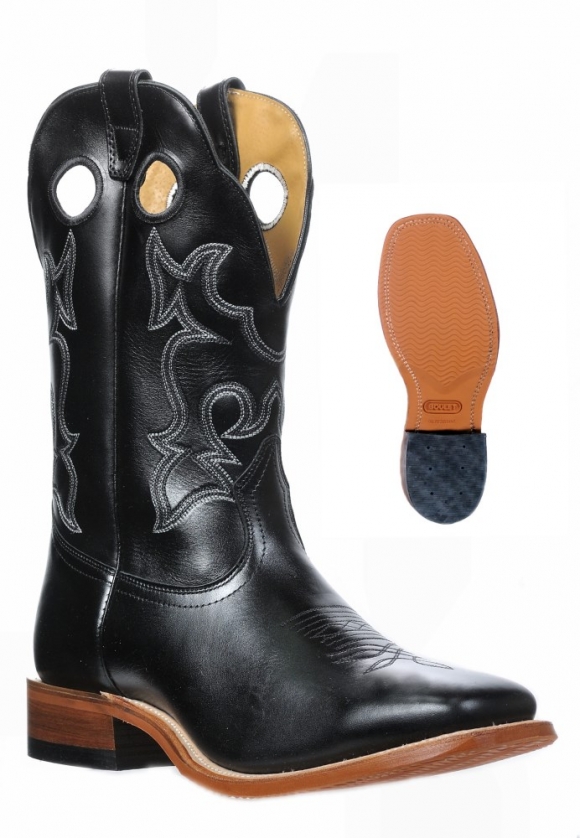 New Promotion Boulet Men's Rider Sole Tan - Wide Square Toe New Promotion Boulet Men's Rider Sole Tan - Wide Square Toe