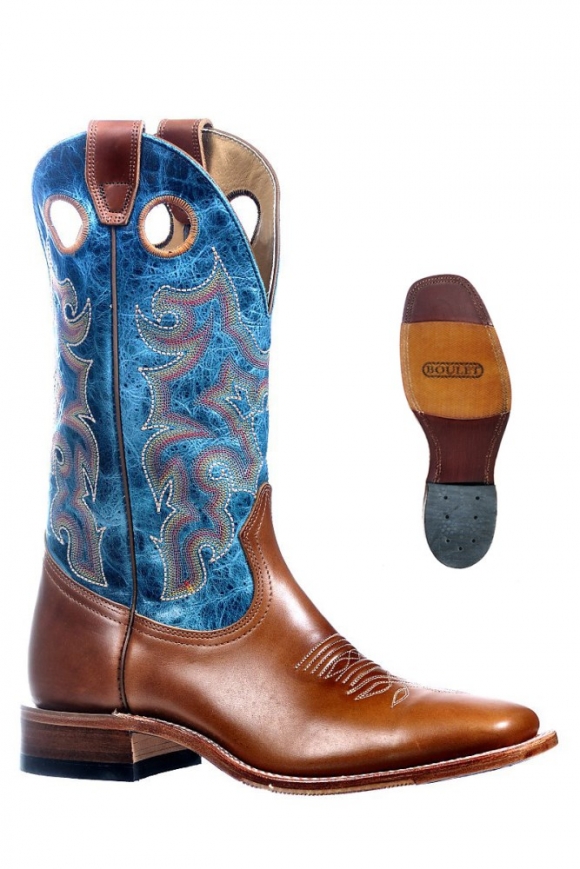 New Promotion Boulet Men's Injected Leather Soles - Wide Square Toe