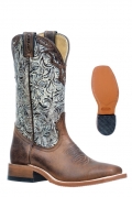 New Promotion Boulet Women's Rider Sole Tan - Wide Square Toe New Promotion Boulet Women's Rider Sole Tan - Wide Square Toe