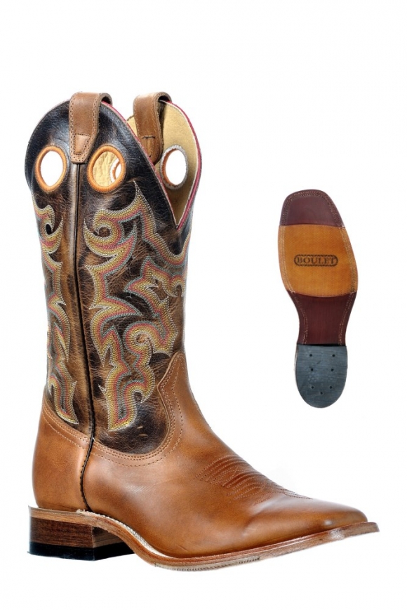 New Promotion Boulet Men's Injected Leather Soles - Wide Square Toe