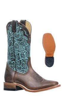 New Promotion Boulet Women's Rider Sole Tan - Wide Square Toe New Promotion Boulet Women's Rider Sole Tan - Wide Square Toe