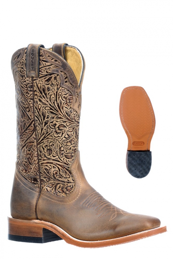 New Promotion Boulet Women's Rider Sole Tan - Wide Square Toe