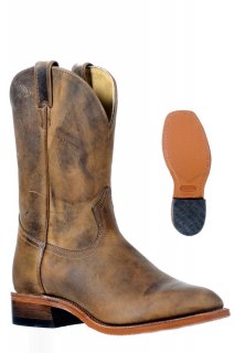 New Promotion Boulet Men's Rider Sole Tan - Round Toe