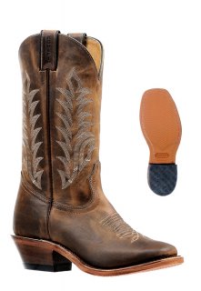 New Promotion Boulet Women's Rider Sole Tan - Vintage Square Toe