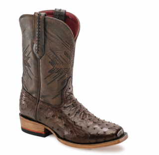 SPECIAL OFFER CHISOS MEN'S BOOTS NO. 2 OSTRICH-Brown Ostrich