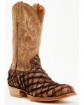 Stylish Cody James Men's Vaqueras Exotic Pirarucu Western Boots - Square Toe | Sand Stylish Cody James Men's Vaqueras Exotic Pirarucu Western Boots - Square Toe | Sand