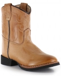 Stylish Cody James Toddler's Showdown Round Toe Western Boots | Tan