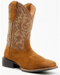Stylish Cody James Men's Badge Xero Gravity Roughout Western Boots - Broad Square Toe | Brown Stylish Cody James Men's Badge Xero Gravity Roughout Western Boots - Broad Square Toe | Brown