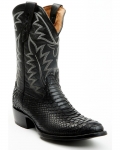 Stylish Cody James Men's Exotic Python Western Boots - Round Toe | Black