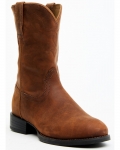 Stylish Cody James Cush Core Men's Highland Roper Western Boots - Round Toe | Brown