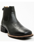 Stylish Cody James Men's Ace Chelsea Boots - Broad Square Toe | Black