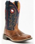 Stylish Cody James Boys' Bobby Western Boots - Broad Square Toe | Navy Stylish Cody James Boys' Bobby Western Boots - Broad Square Toe | Navy