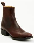 Stylish Cody James Men's Larsen Western Ankle Boots - Round Toe | Cognac Stylish Cody James Men's Larsen Western Ankle Boots - Round Toe | Cognac